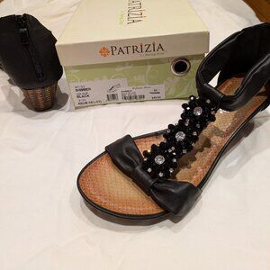 Patrizia By Spring Step Shimmer Heeled Sandal Size 42 (US 10.5-11)
